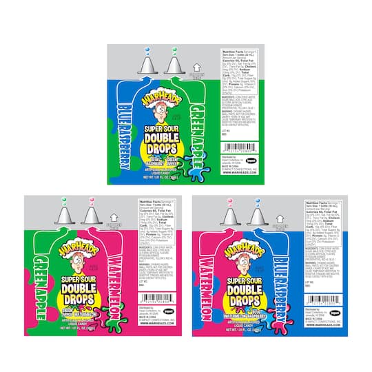 Assorted Warheads® Super Sour Double Drops